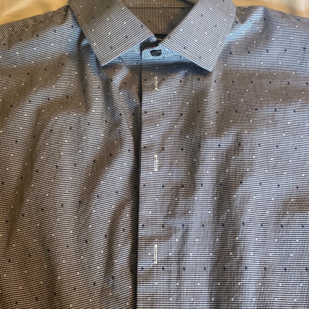 14th union dotted dress shirt
